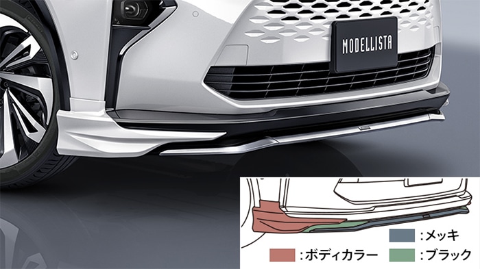 クラウンエステートモデリスタフロントスポイラー クラウン エステート専用 モデリスタ フロントスポイラー Urban