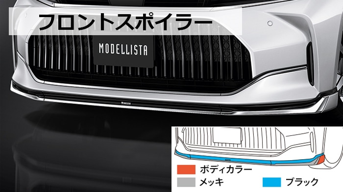 クラウン専用 モデリスタ エアロ3点セット TAILORED MODE STYLE
