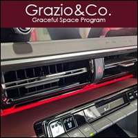 プリウス60系専用 センターレジスター(ピアノブラック+金属調) Grazio&Co.