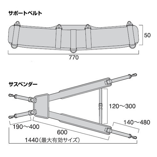 サポートベルト サスペンダーセット ウエストラインevaシリーズ Spb 01 フジ矢 安全帯 電動工具のプロ工具 Com