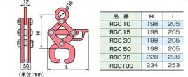 レールクランプ RGC10 スーパーツール | 吊り上げ・荷揚げ機 | 電動 