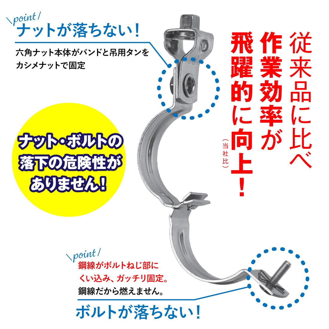 作業効率・安全性が高い