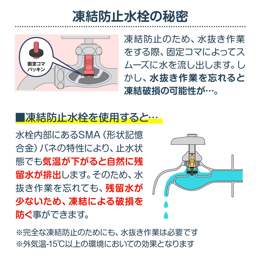 取寄品】 701-611-CH 万能ホーム水栓(凍結防止つき) 固定コマ使用