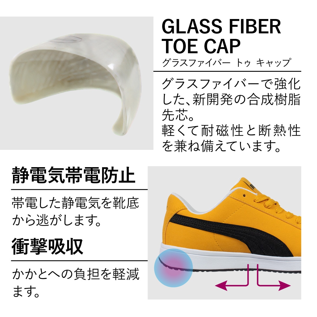 即配】安全靴 PUMA SAFETY ヘリテイジ アイコニック ロー (HERITAGE