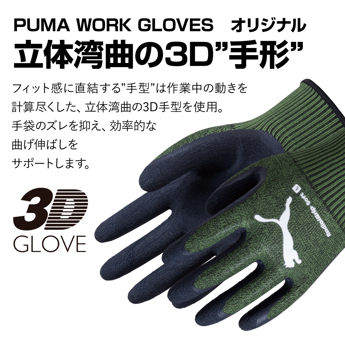 立体湾曲の3D手形