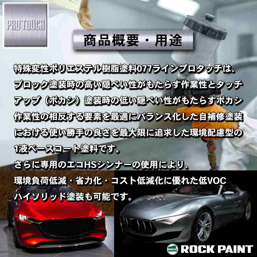 素晴らしい外見 自動車塗料 ロックペイント 088-4M06 パナロックマルス2K スノーメジアムメタリック 主剤 0.9kg 