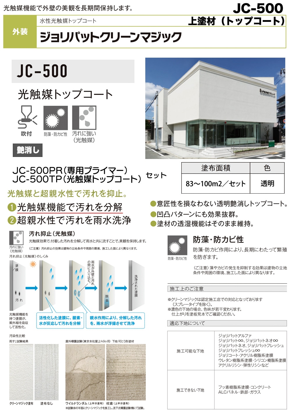 ジョリパットクリーンマジック JC-500 10kgセット 【メーカー直送便/代