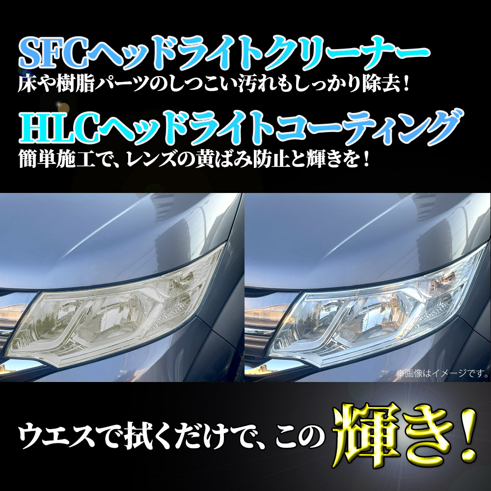 HLCヘッドライトコーティング 35ml / 高膜厚 光沢 コーティング剤 業務