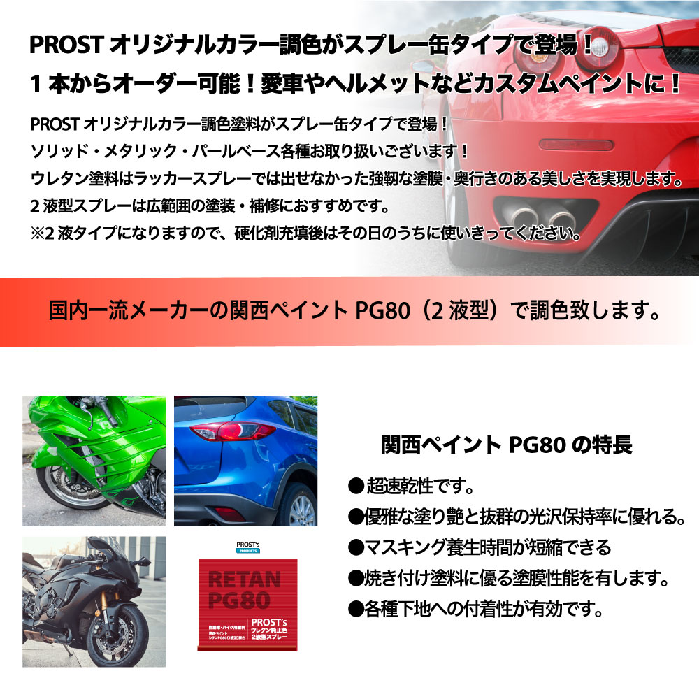 ●○２液型ウレタン塗料 パープルメタリック 3Lセット○カスタムペイント自動車バイク用塗料● 関西ペイントPG80 パープルメタリック(粗目)2kgセット(シンナー⁄硬化剤