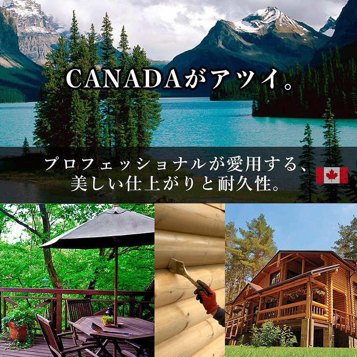 CANADAの本物。 カナダフォレスト 16L 全9色 木材保護着色塗料 塗料 木