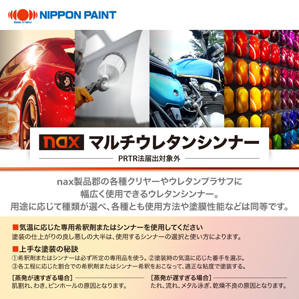 naxマルチウレタンシンナー 16L/日本ペイント 塗料 | 日本ペイント