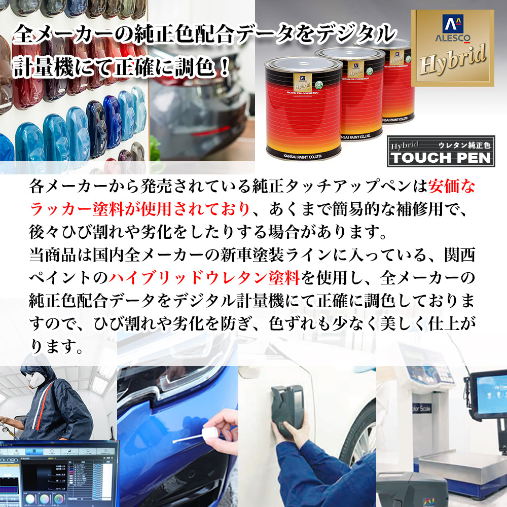 日本ペイント アドミラα 調色 スズキ ZYS XYS ツールグリーンパールメタリック 4kg（希釈済） - 2