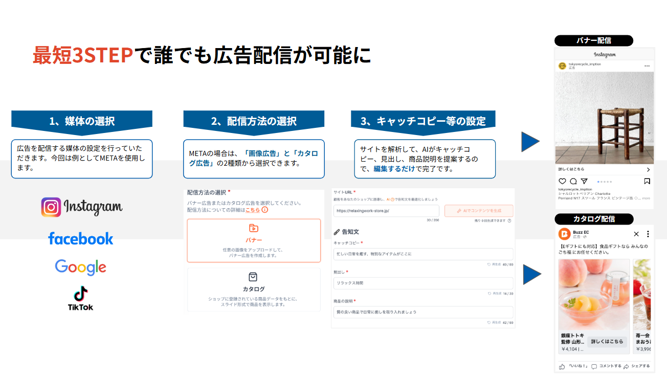 BuzzECが広告配信を支援