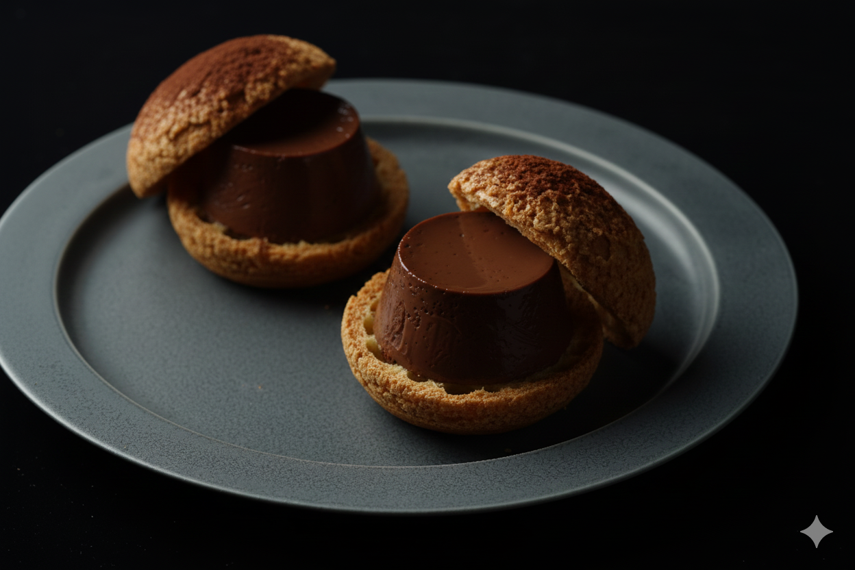 グルテンフリーショコラプリンシュー 3個入り 【冷凍】