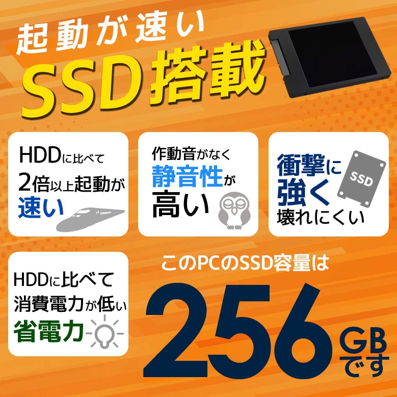 PC/タブレットメモリ8GB搭載【学校推奨i5/8GB/SSD】【在宅勤務にも】SSDに変更可能