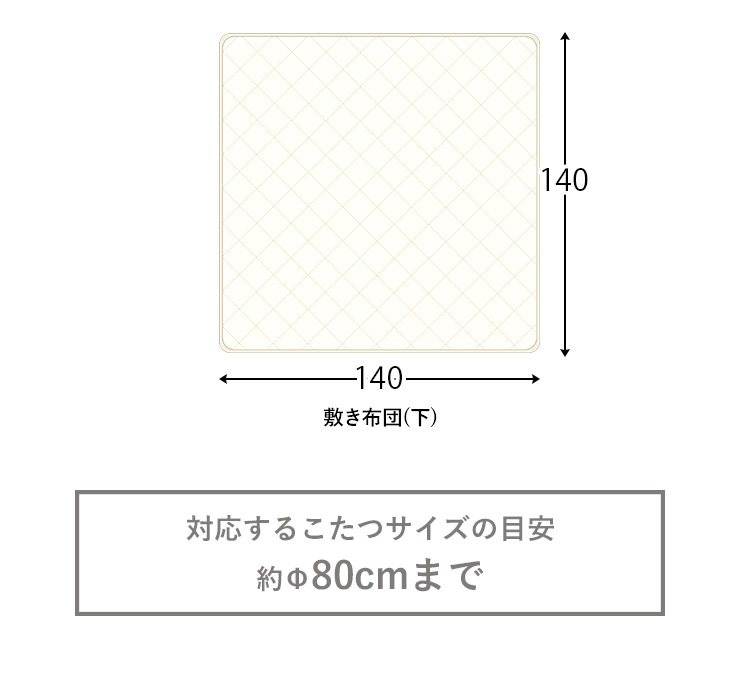 省スペース こたつ布団 掛け敷きセット (円形こたつ 80cm対応)(アイボリー/ブラウン) マイクロファイバー こたつ布団セット 掛敷セット  こたつ布団 円形 掛け布団 敷き布団 こたつ布団セット 白 ホワイト アイボリー ブラウン | こたつ,こたつ布団 | Hagihara  Furniture