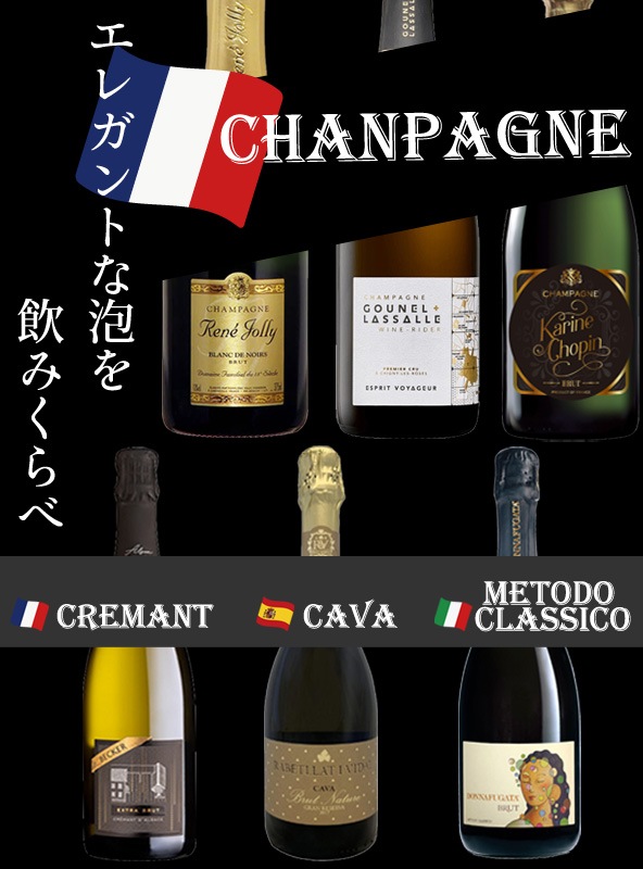 シャンパン＆特選スパークリングワイン６本セット