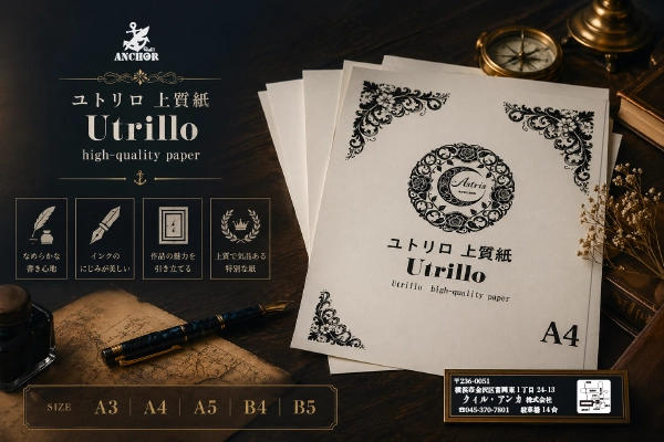 ユトリロ上質紙 印刷用紙 作品カード 高級紙