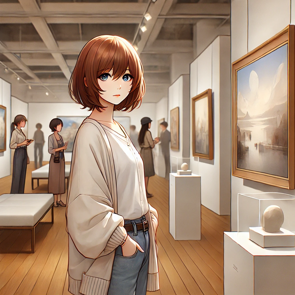 Art Exhibition Scene