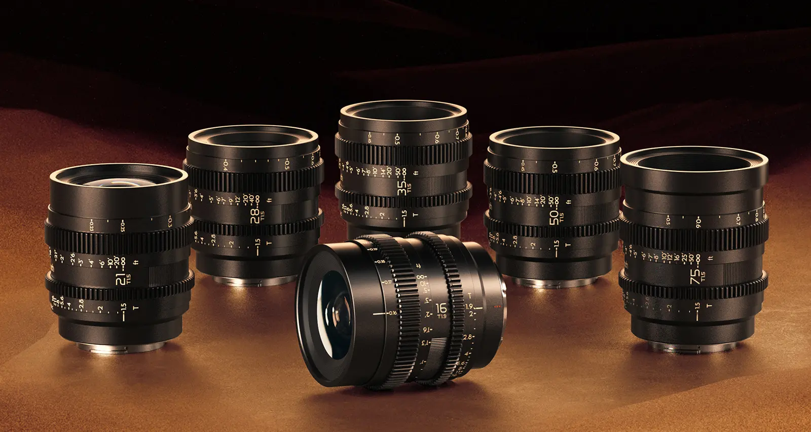 Simera-C 16,21,28,35,50,75mm 6-lens kit (M mount)