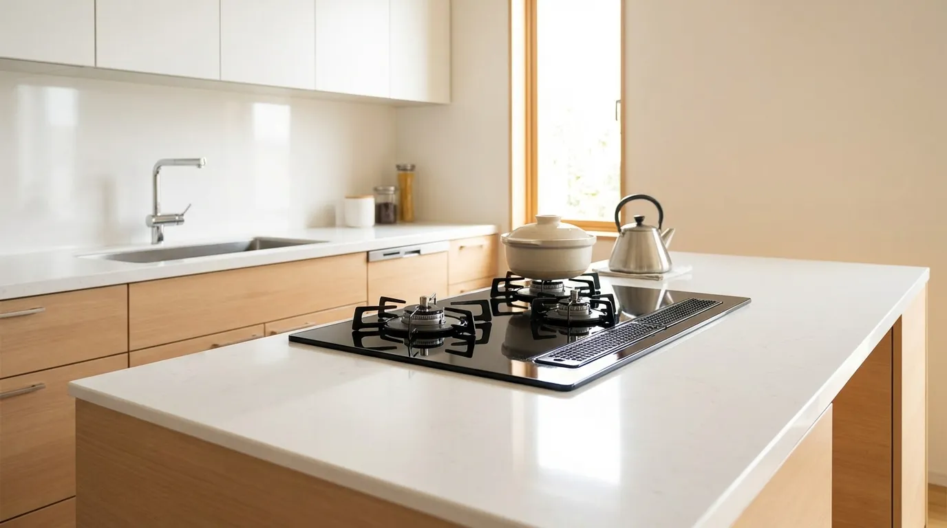 【60cm vs 75cm】ビルトインコンロの「天板幅」どっちを選ぶ？本体サイズは同じでも使い勝手は激変！