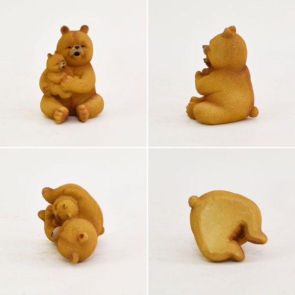 ダッドベア 抱っこ くま レジン オブジェ クマ 置物 熊