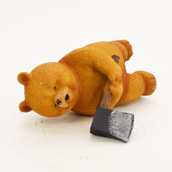 ダッドベア オノサゲ くま レジン オブジェ クマ 置物 熊