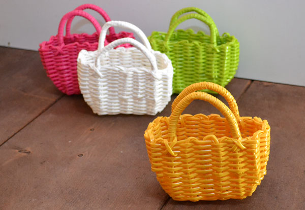 Pp ミニビニールバッグ かごバッグ キッズ 小物入れ 子供 かご バスケット かごバッグ かごバッグとバスケットの専門店 ラタンハウス かごや