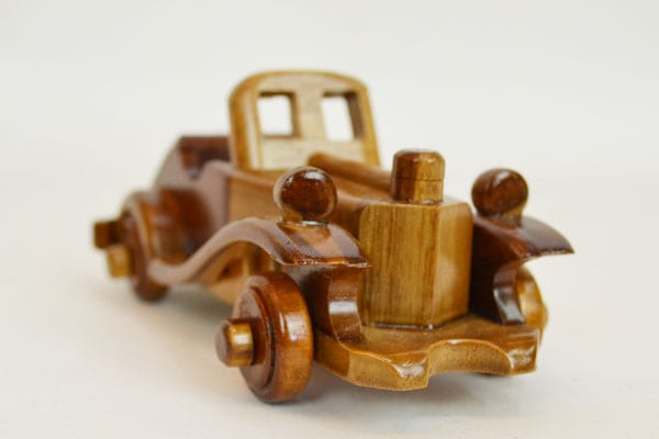 ウッドビークル 003 木製 乗り物 車 おもちゃ オープン