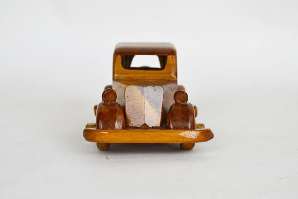 ウッドビークル 004 木製 乗り物 車 おもちゃ チーク