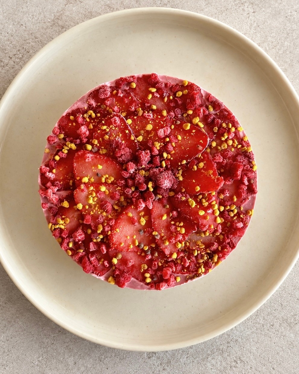 STRAWBERRY HONEY CAKE