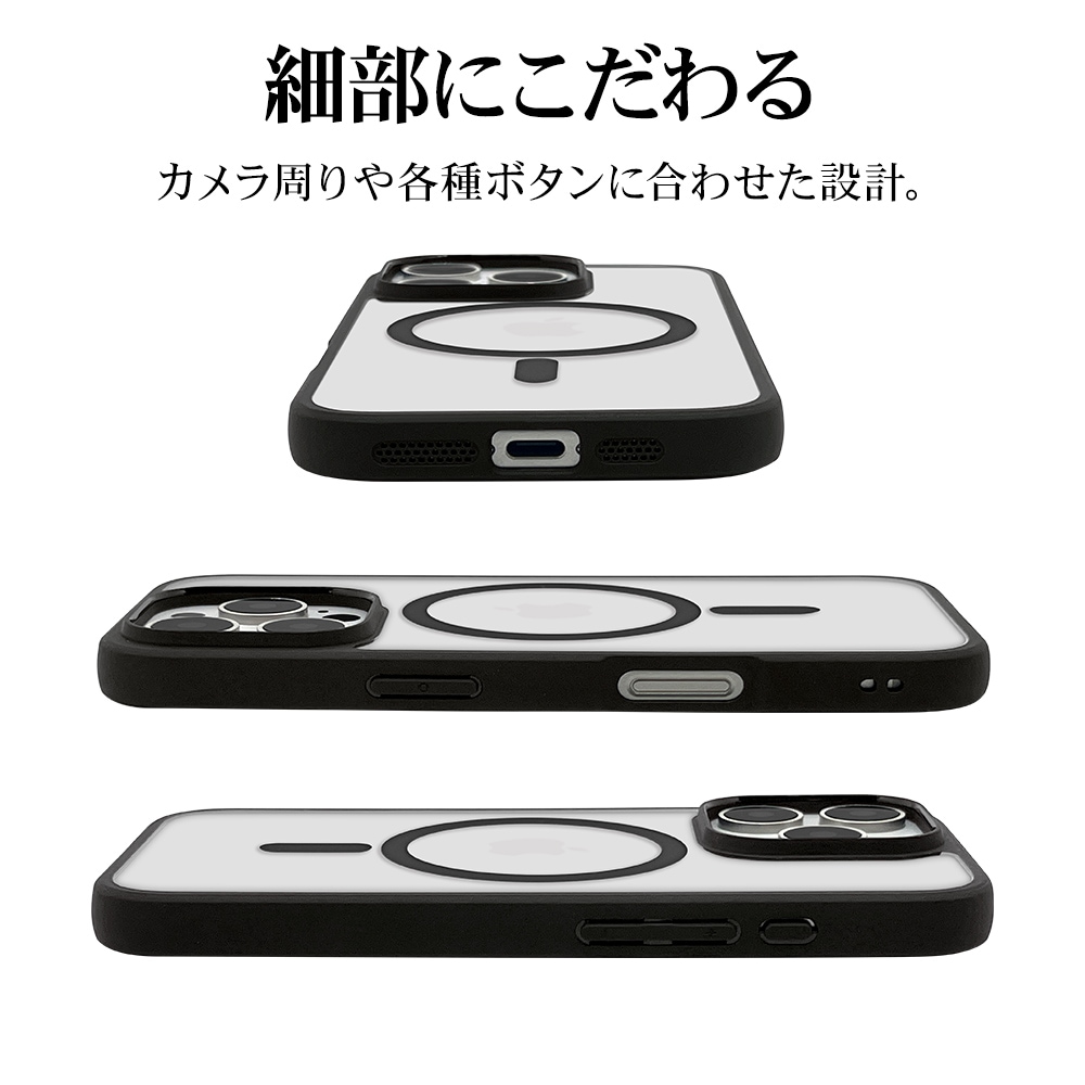 iPhone16 Pro ケース カバー ハイブリッド MagSafe RHINOX ライ