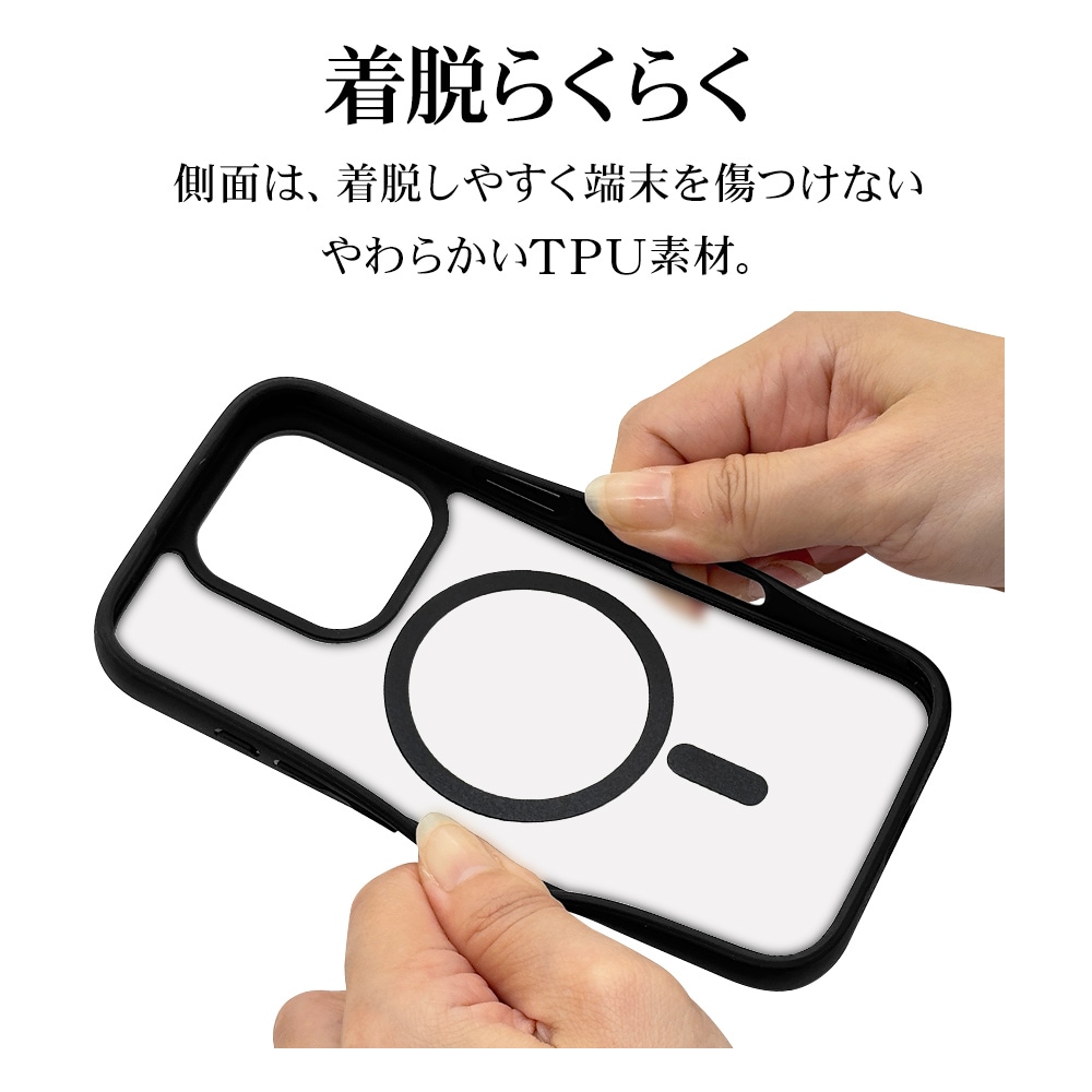 iPhone16 Pro ケース カバー ハイブリッド MagSafe RHINOX ライ