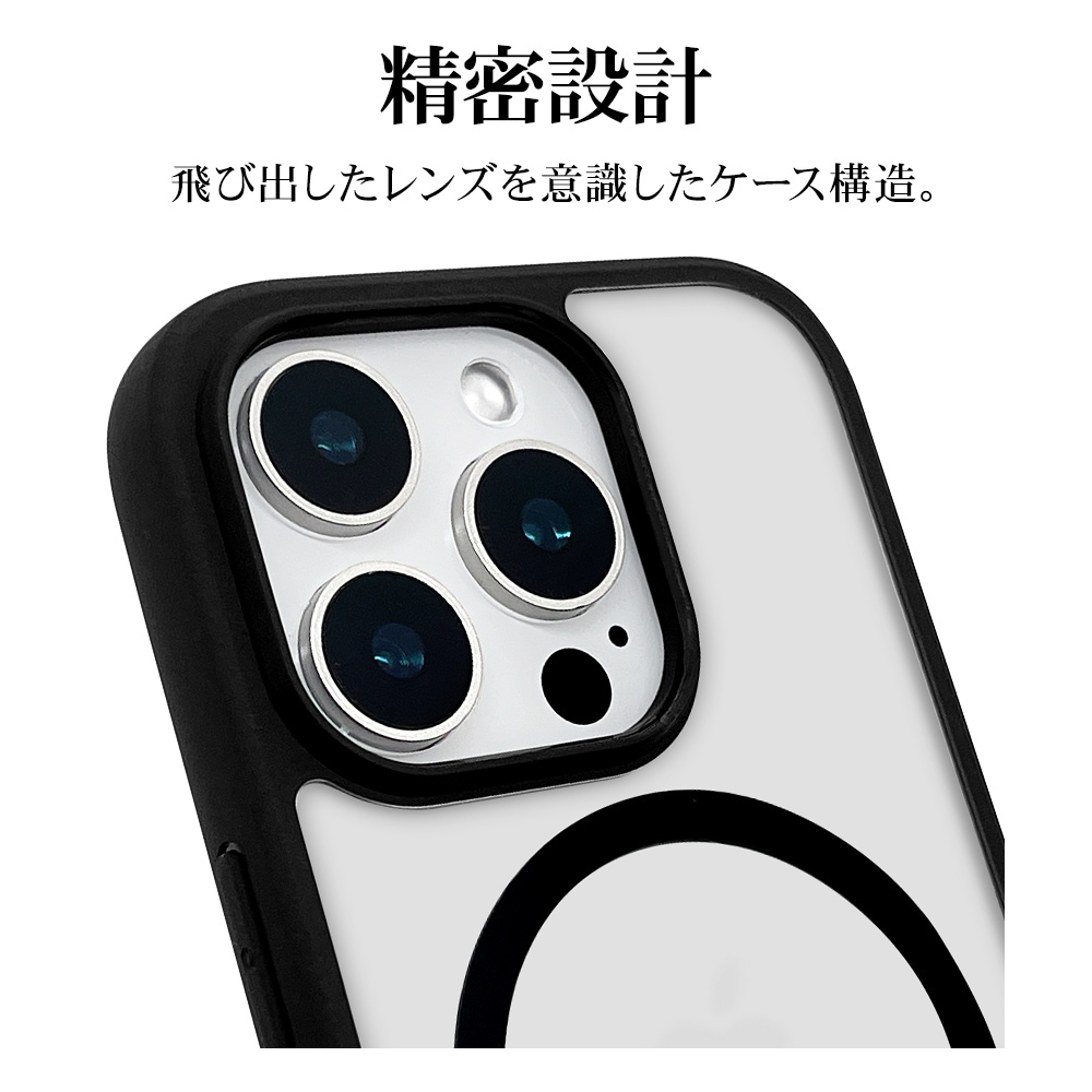 iPhone16 Pro ケース カバー ハイブリッド MagSafe RHINOX ライ