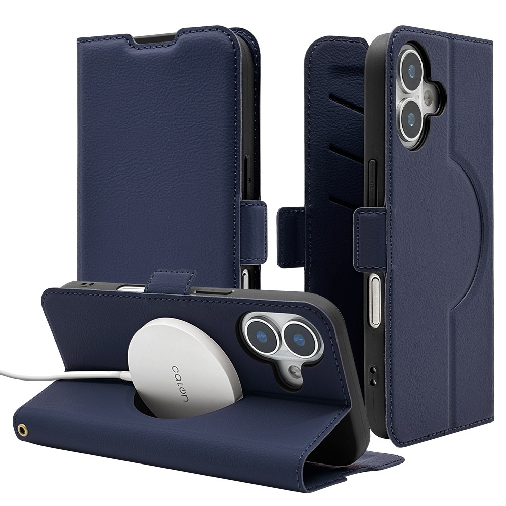 iPhone17 ケース カバー 手帳型 薄型 耐衝撃吸収 MagSafe対応