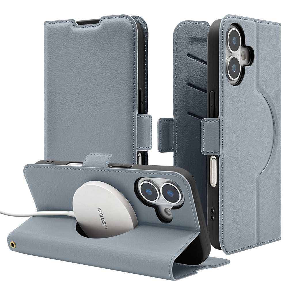 iPhone17 ケース カバー 手帳型 薄型 耐衝撃吸収 MagSafe対応