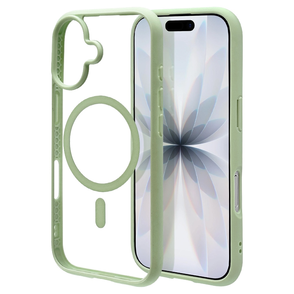 iPhone17 ケース カバー ハイブリッド MagSafe対応 マグネット充電