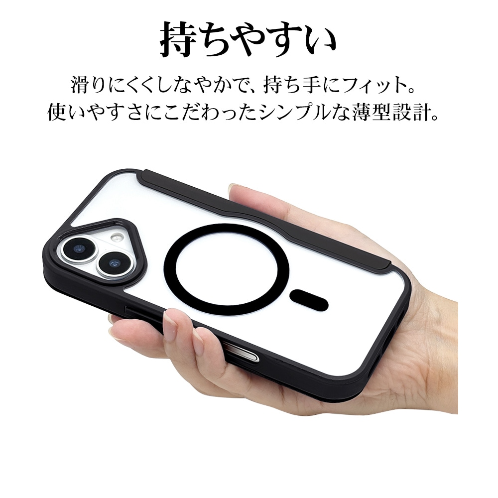 iPhone17 ケース カバー 手帳型 ハイブリッド TPUバンパーケース 薄型