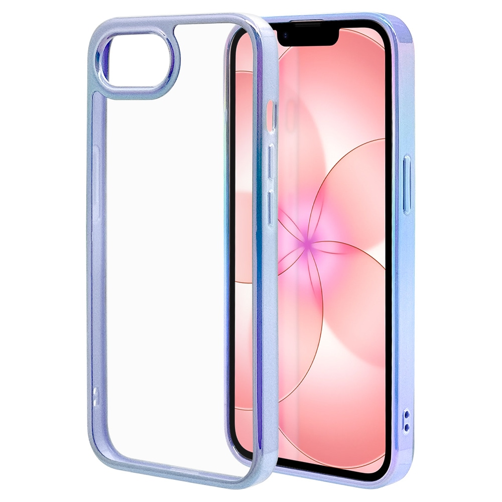 iPhone17e 16e ケース カバー ハイブリッド aurora 耐衝撃吸収 背面