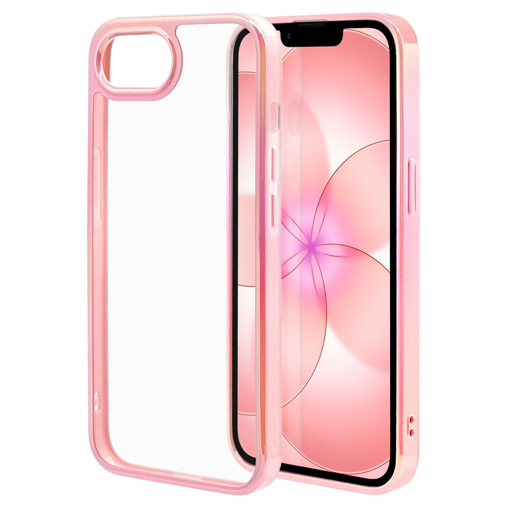 iPhone17e 16e ケース カバー ハイブリッド aurora 耐衝撃吸収 背面