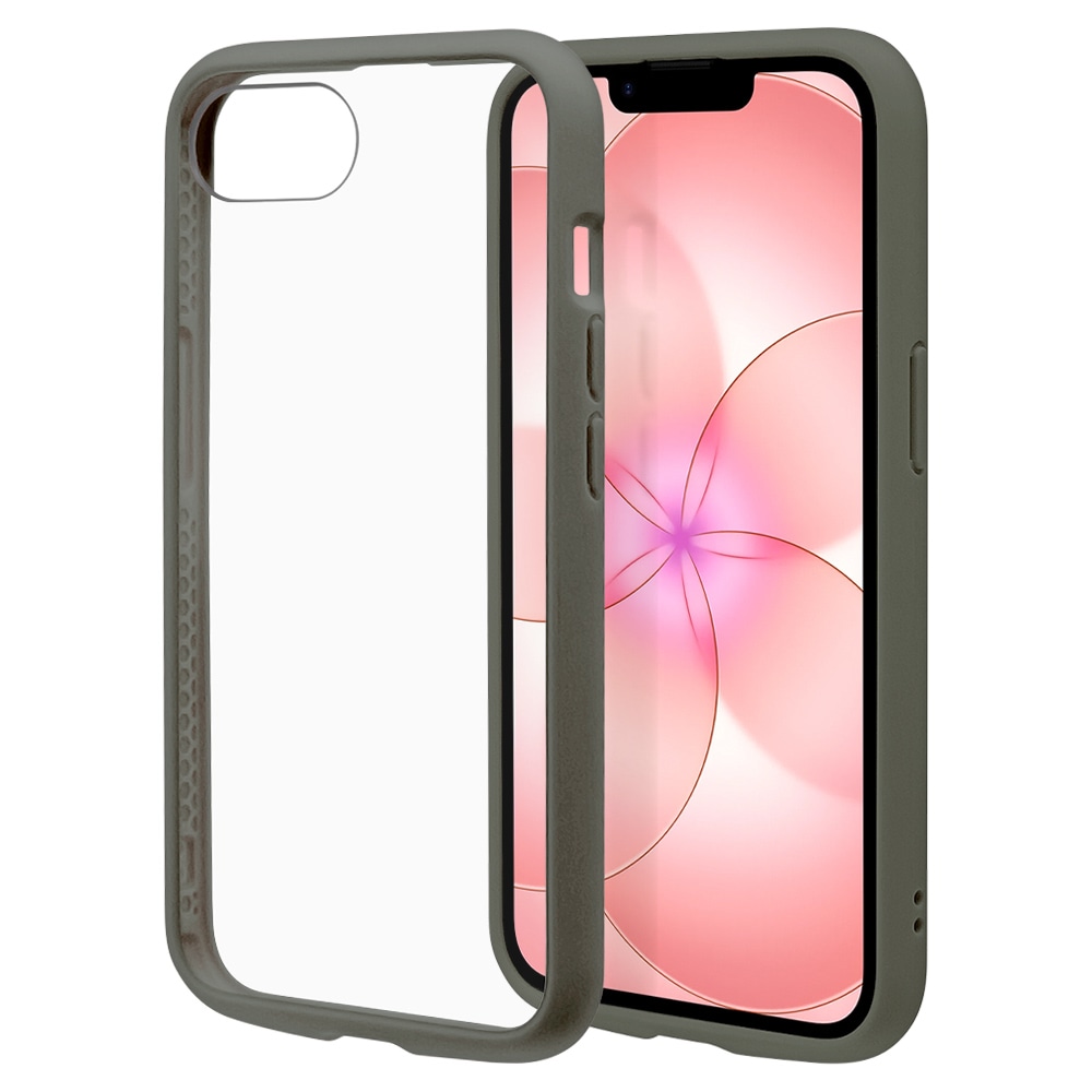 iPhone17e 16e ケース カバー ハイブリッド FLEXGUARD 耐衝撃吸収 MIL