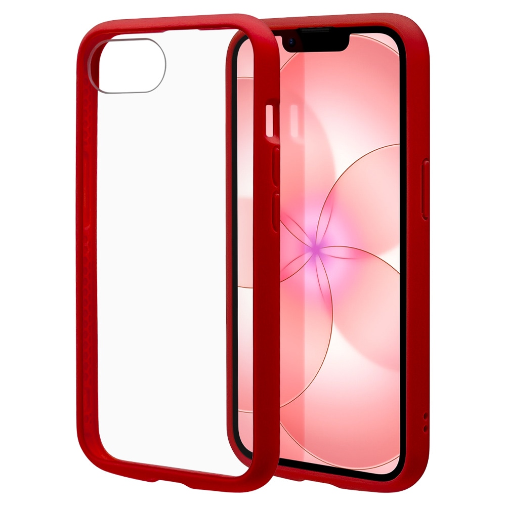 iPhone17e 16e ケース カバー ハイブリッド FLEXGUARD 耐衝撃吸収 MIL