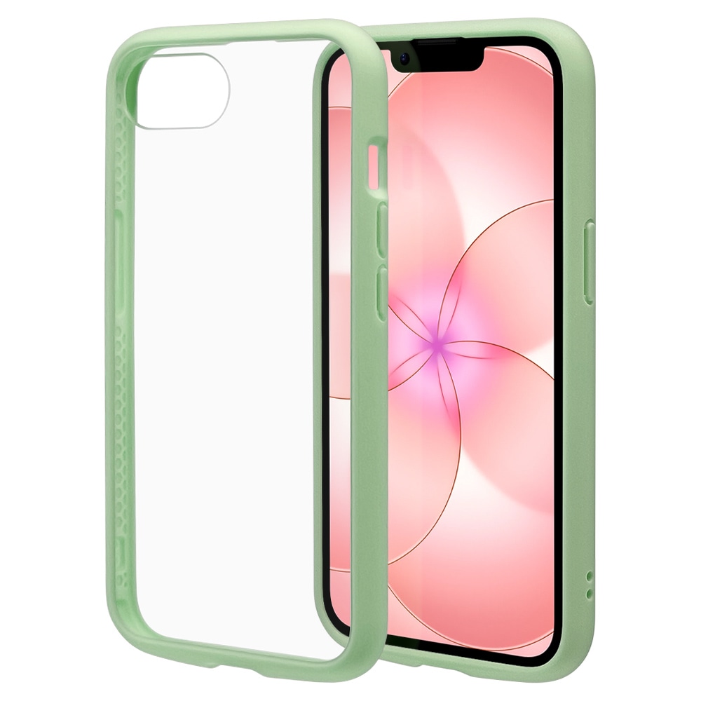 iPhone17e 16e ケース カバー ハイブリッド FLEXGUARD 耐衝撃吸収 MIL