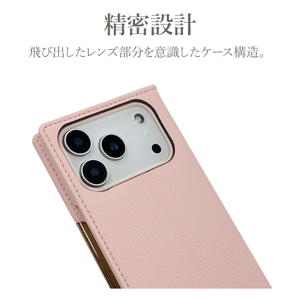 CUSTYPE iPhone17proケース モカ iPhone17 Pro ケース カバー 手帳型