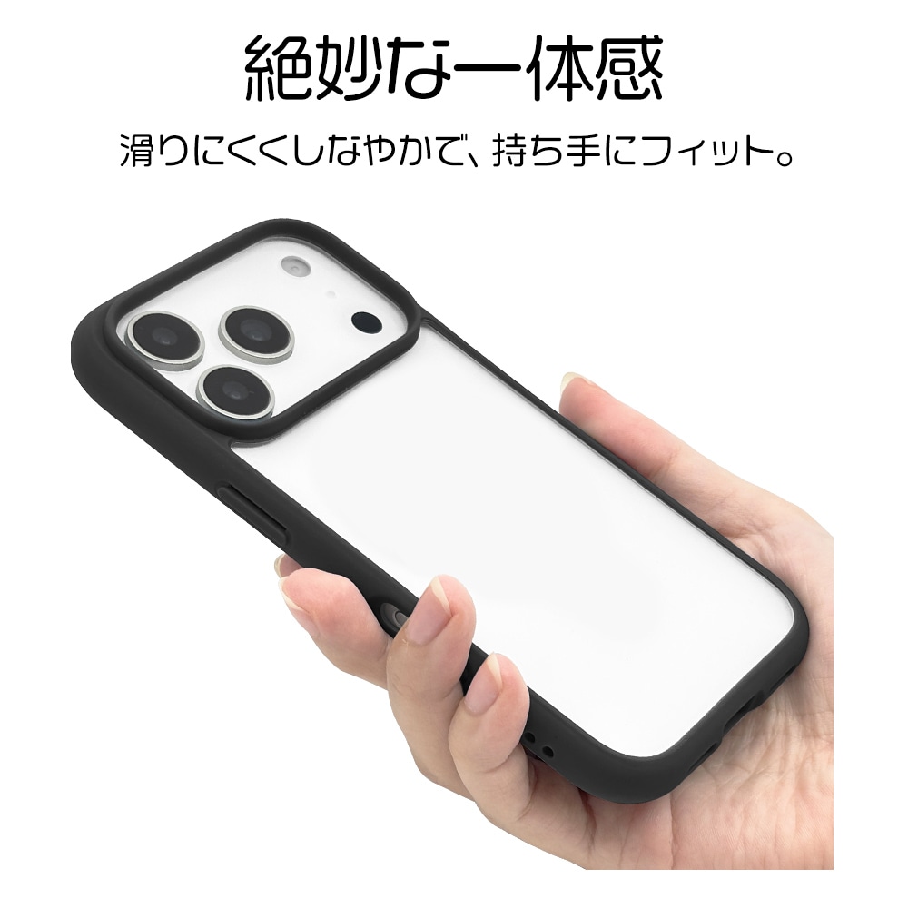 iPhone17 Pro ケース カバー ハイブリッド FLEXGUARD 耐衝撃吸収 MIL