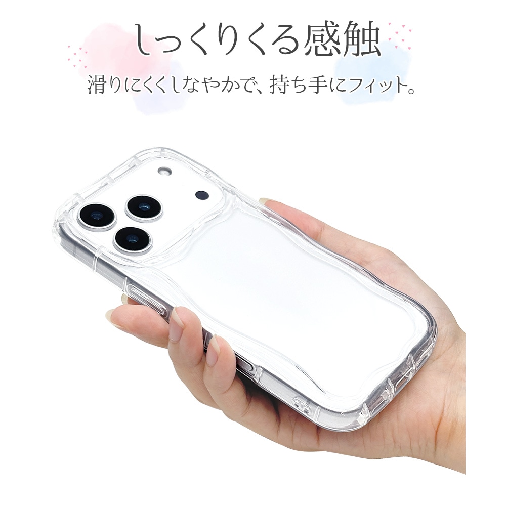 iPhone17 Pro ケース カバー ソフトケース TPU 耐衝撃吸収 クリア 透明