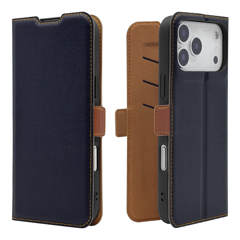 iPhone17 Pro Max ケース カバー 手帳型 薄型 耐衝撃吸収 カード入れ