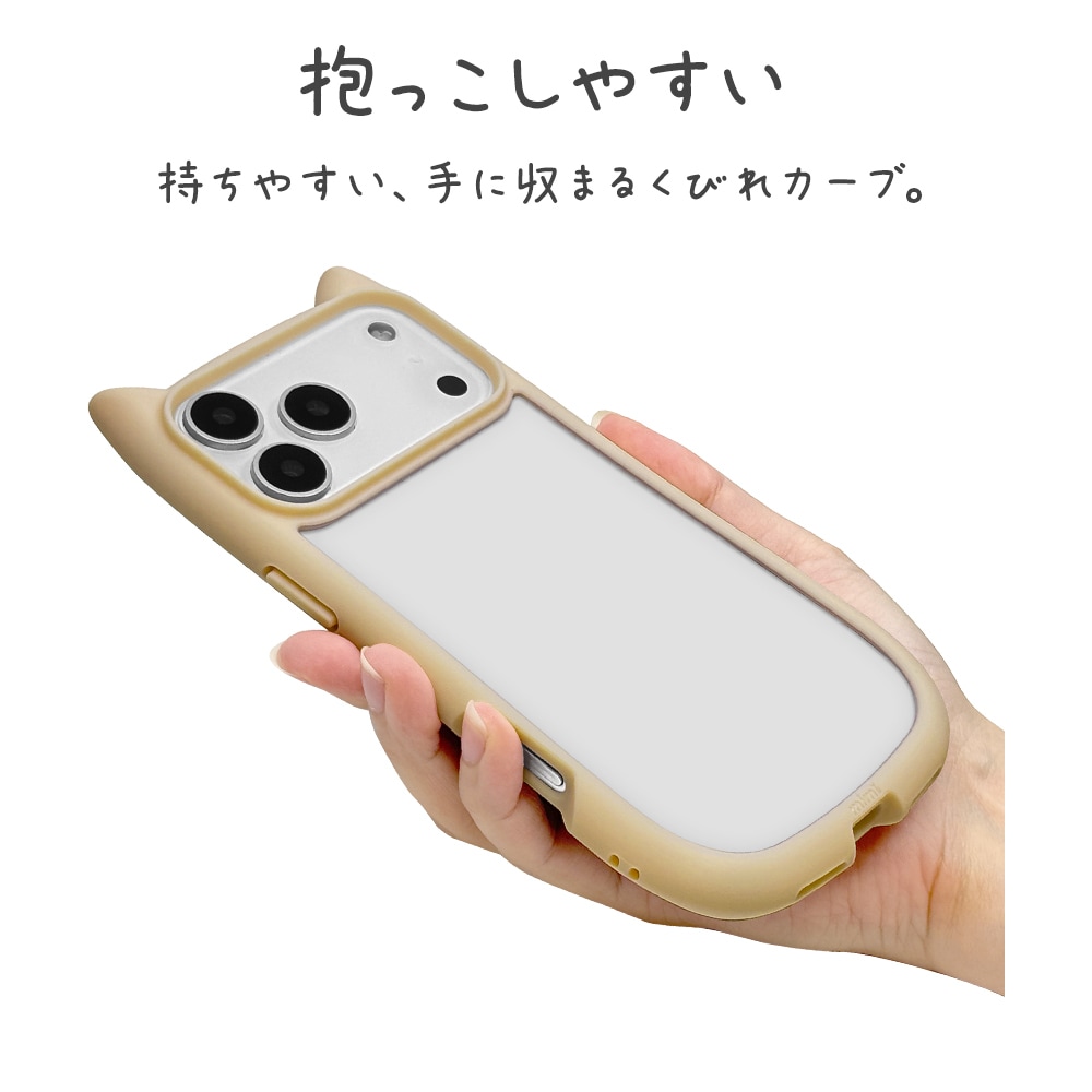 iPhone17 Pro Max ケース カバー ハイブリッド mimi 猫耳 ネコミミ