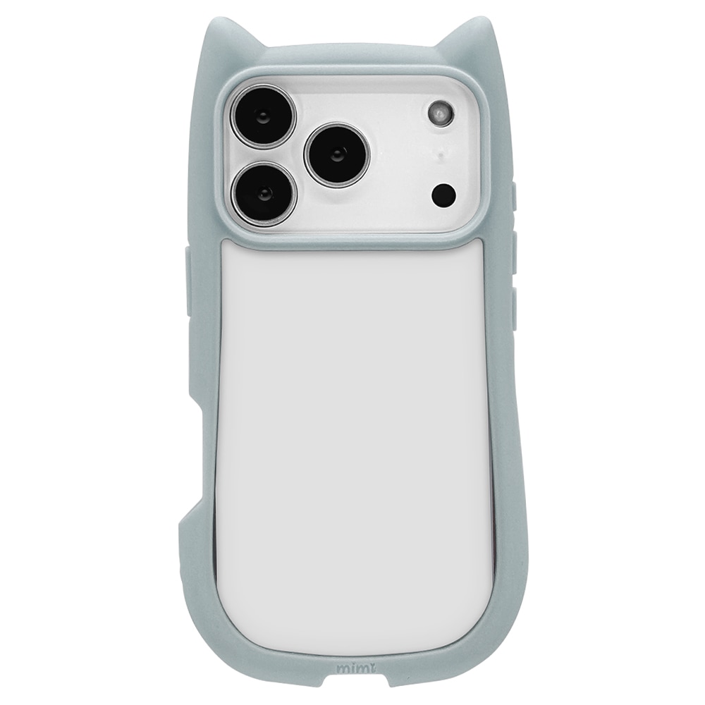 【みみみ】iPhoneケース♡ iPhone18 Pro 17 Pro ケース カバー ハイブリッド mimi 猫耳 ネコミミ