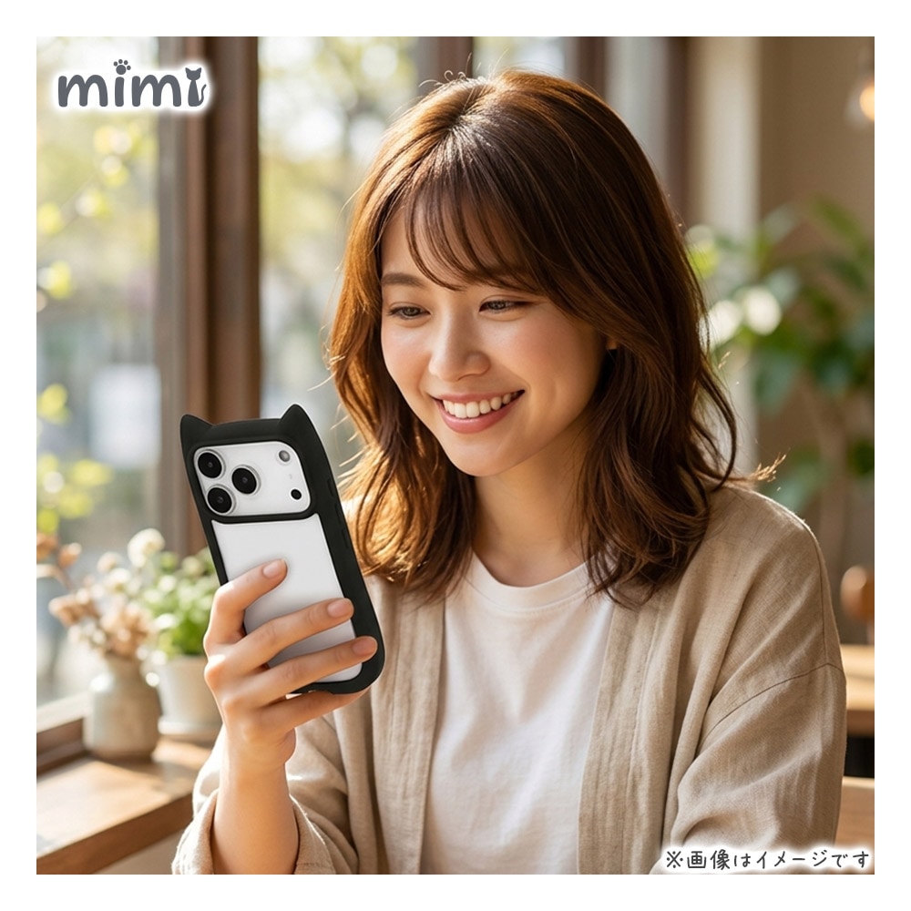 iPhone18 Pro Max 17 Pro Max ケース カバー ハイブリッド mimi 猫耳